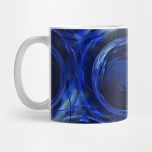 September Birthstone Crystal Blue Mug